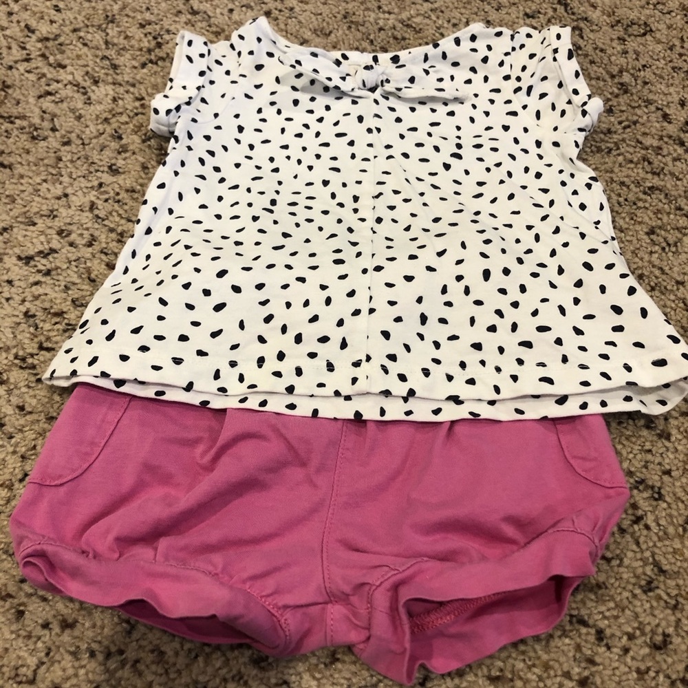 Tea shorts and top